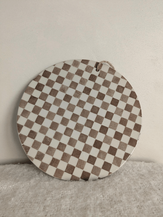 Planche à fromage Garance - damier clair