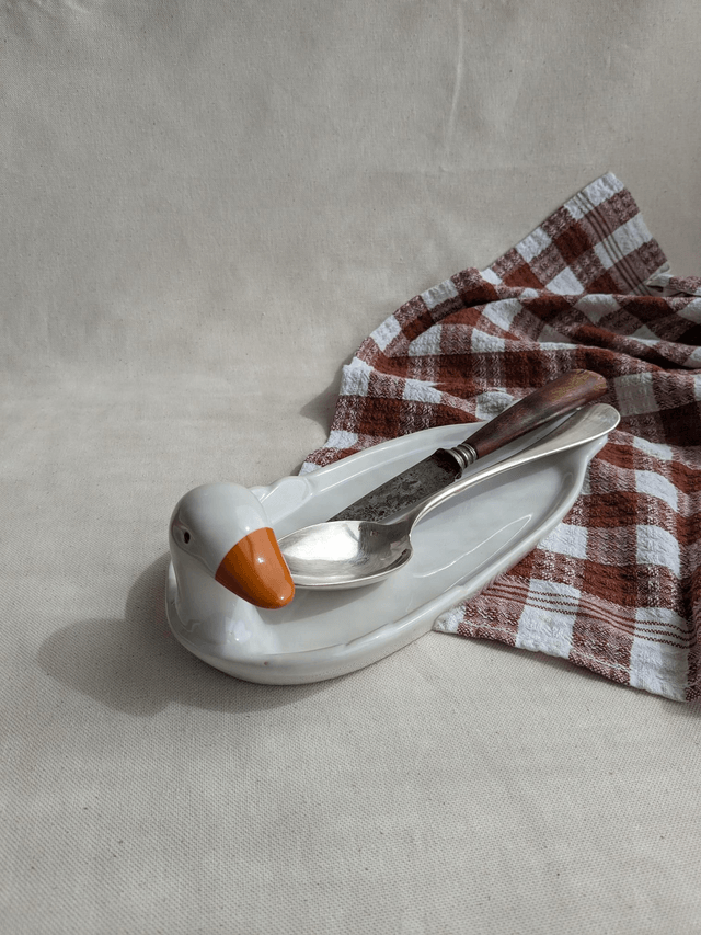 Plat de service à foie gras en céramique
