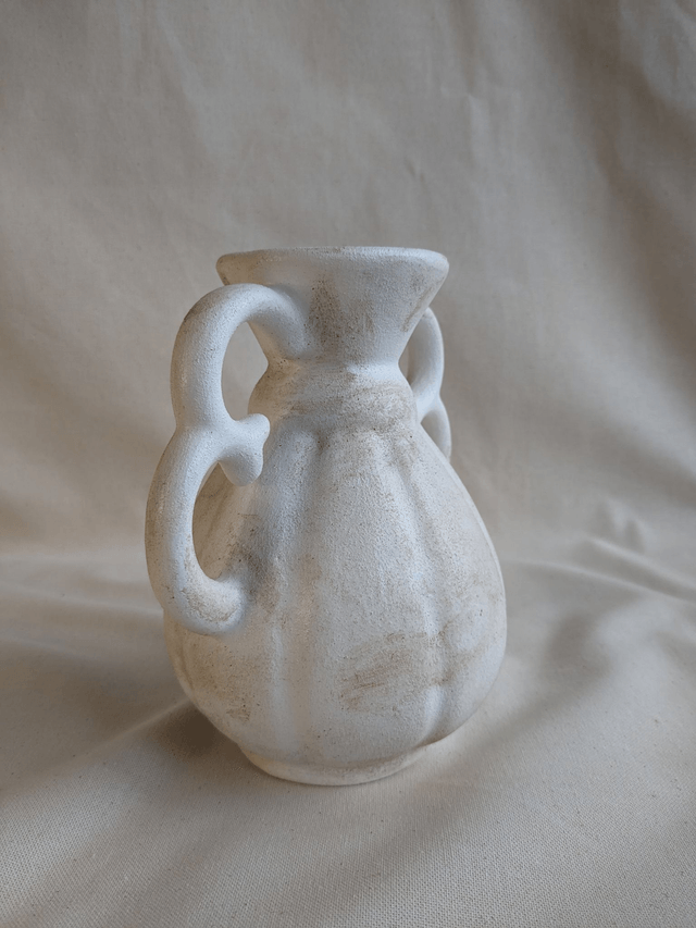 Vase Mia - blanc rustique