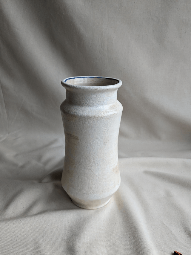 Vase Janine - blanc rustique