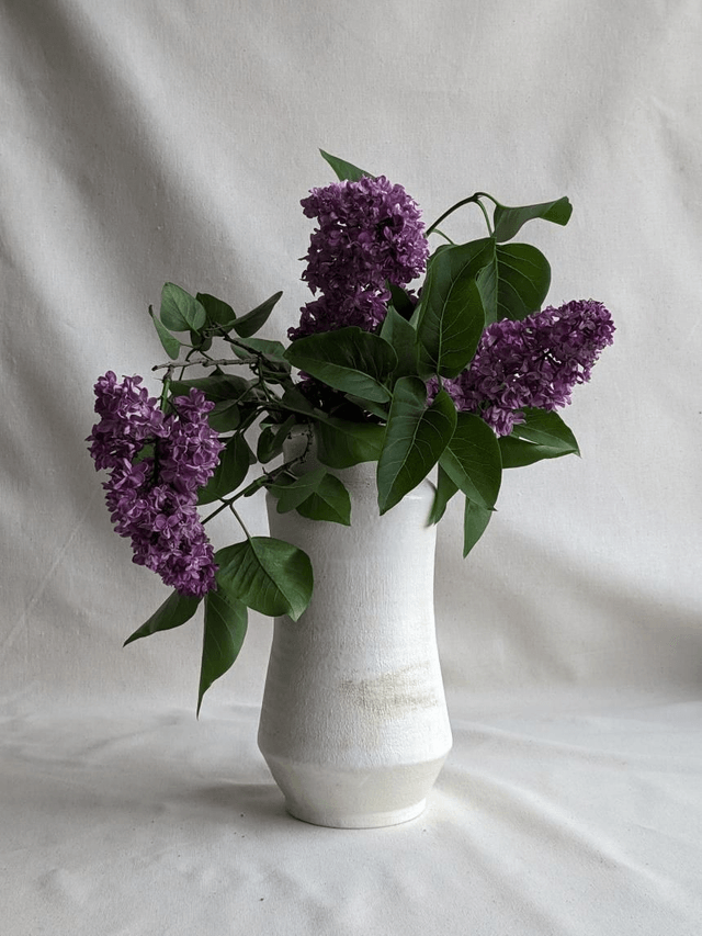 Vase Janine - blanc rustique