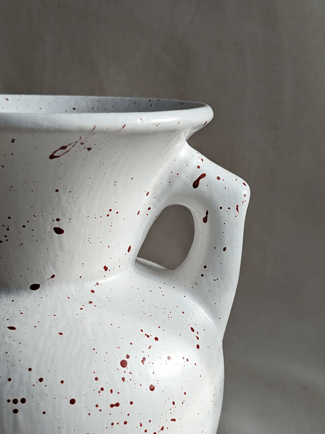 Vase Lila - moucheté brun